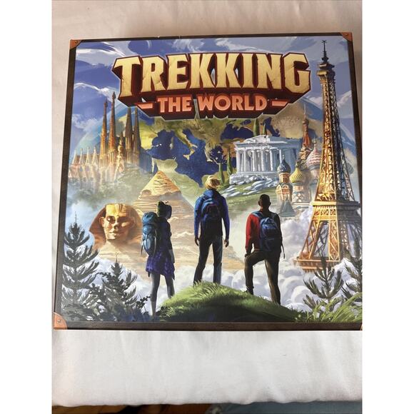 Trekking The World Board Game Underdog Games Complete Open Box - Picture 1 of 7